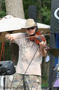 Eric Ortner Performing on Violin